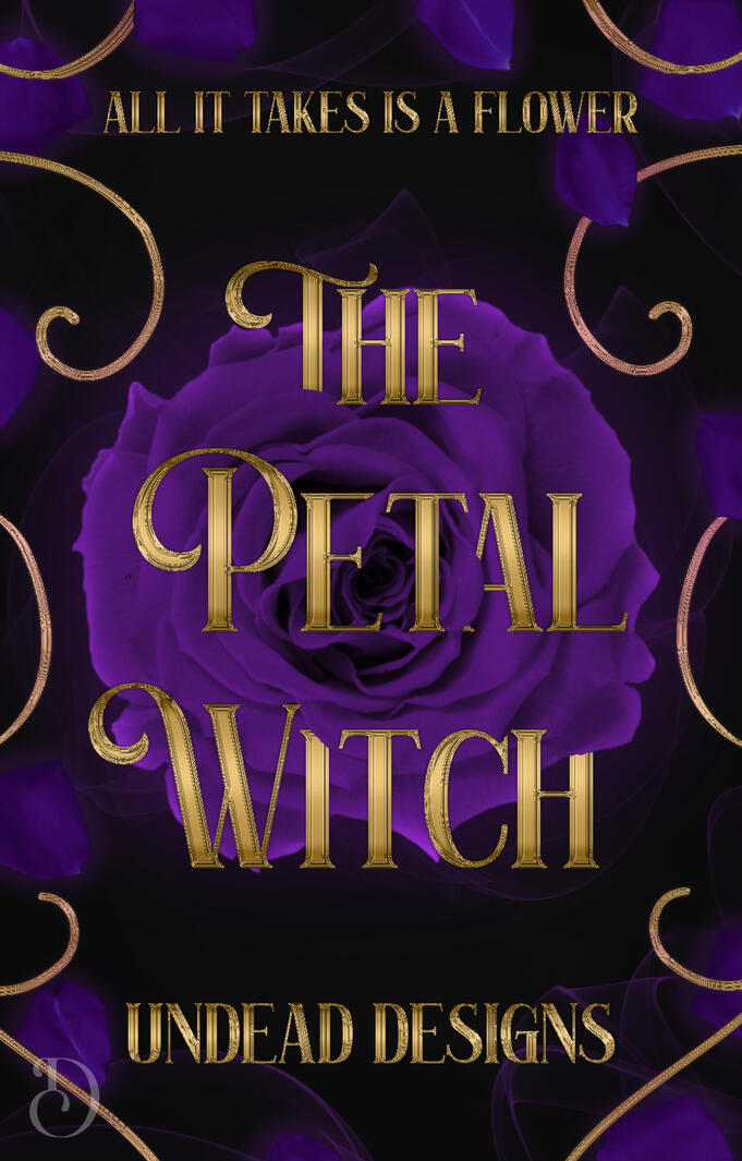 The Petal Witch Premade Book Cover