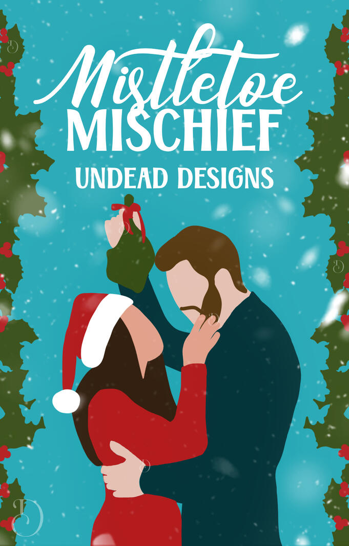 Mistletoe Mischief Premade Book Cover