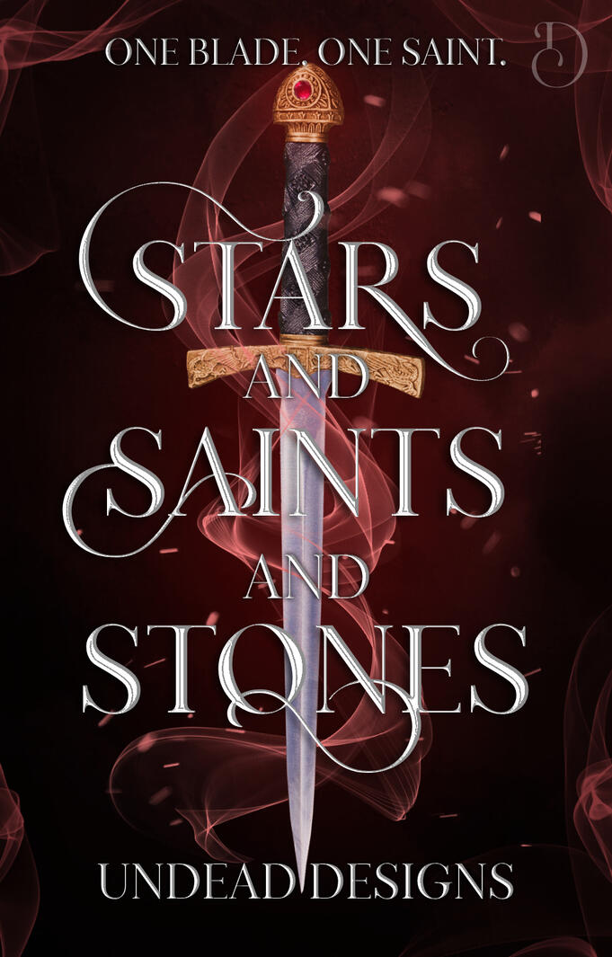 Stars and Saints and Stones Premade Book Cover